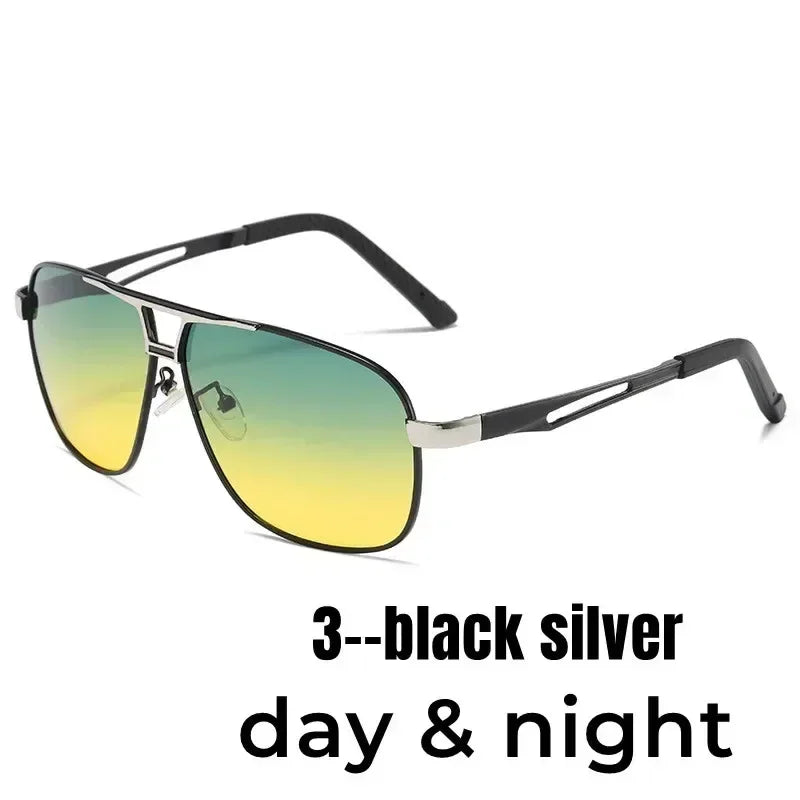 2024 UV400 Polarized Sunglasses Men Women Outdoor Discoloration Eyewear Men Trendy Photochromic Night Vision Sun Glasses Femstylo