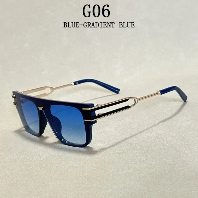 2024 Fashion Sunglasses For Men Vintage Glasses Vintage Designer Sunglasses For Men Retro Shades Lentes De Sol Mujer Zonnebril Femstylo