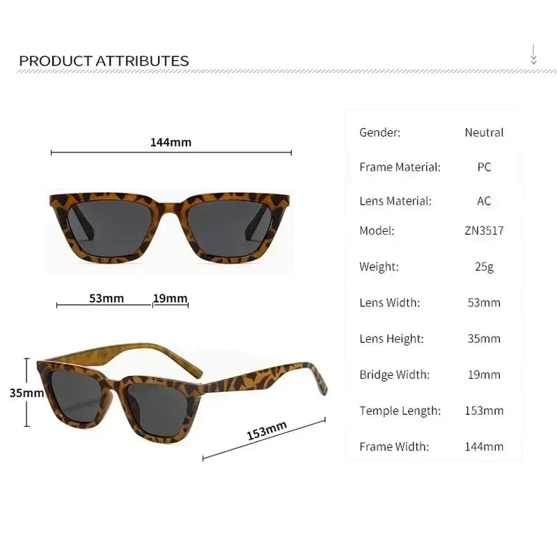Classic Black Vintage Cat Eye Sunglasses Women Brand Designer Simplicity Elegant Small Frame Sun Glasses Men Trend Eyewear UV400 Femstylo