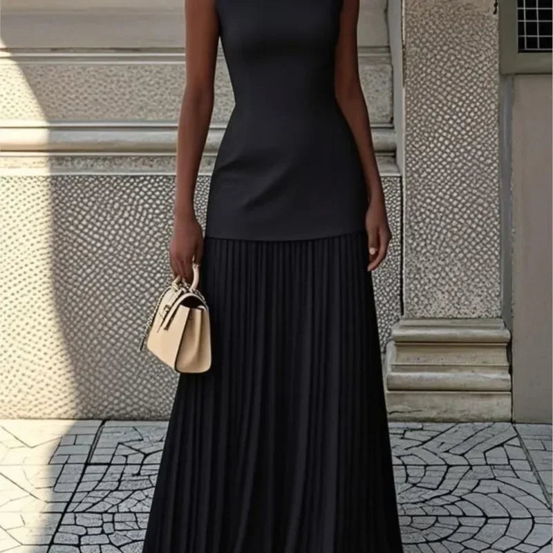 Women's Strapless Long Prom Dress Elegant Wedding Dress Casual Loose Ruched Maxi Dress Floor Length Elegant Evening Dress Femstylo