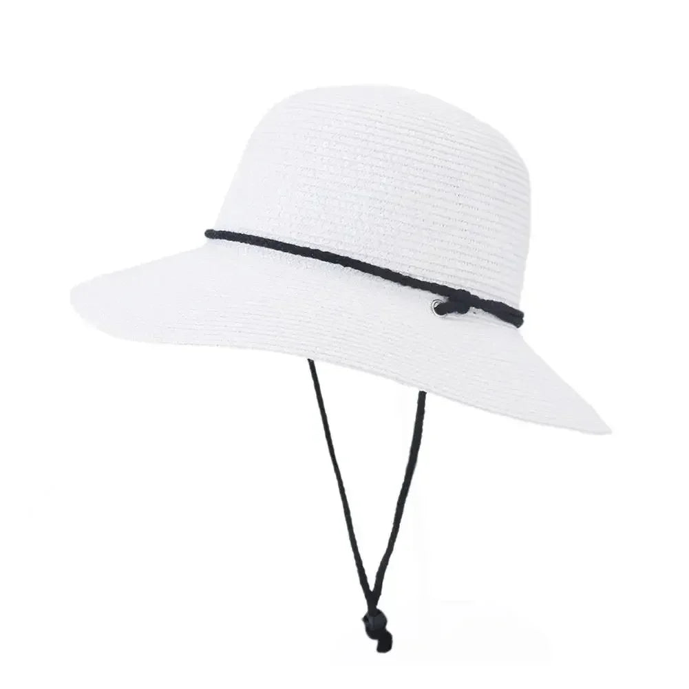 2025 Fashion Korean Version Women's Beach Summer Sun Hat Travel Breathable Beach Sunshade Sun Hat Dome Basin Hat Femstylo