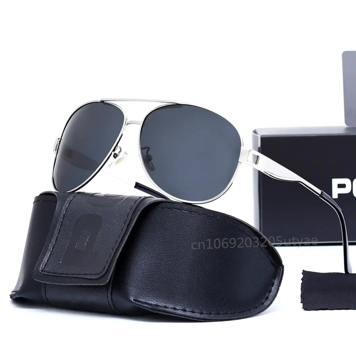 Polarized Pilot Sunglasses for Men Original Italian Luxury Brand Sunglasses Fashion UV Resistant Driving Business Policer Shades Femstylo