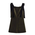 TFMLN Autumn New Women Dress 2024 Slim Chic Sleeveless Dress Bow Casual  Mini Frock Female Fashion Elegant Short Party Dress Femstylo