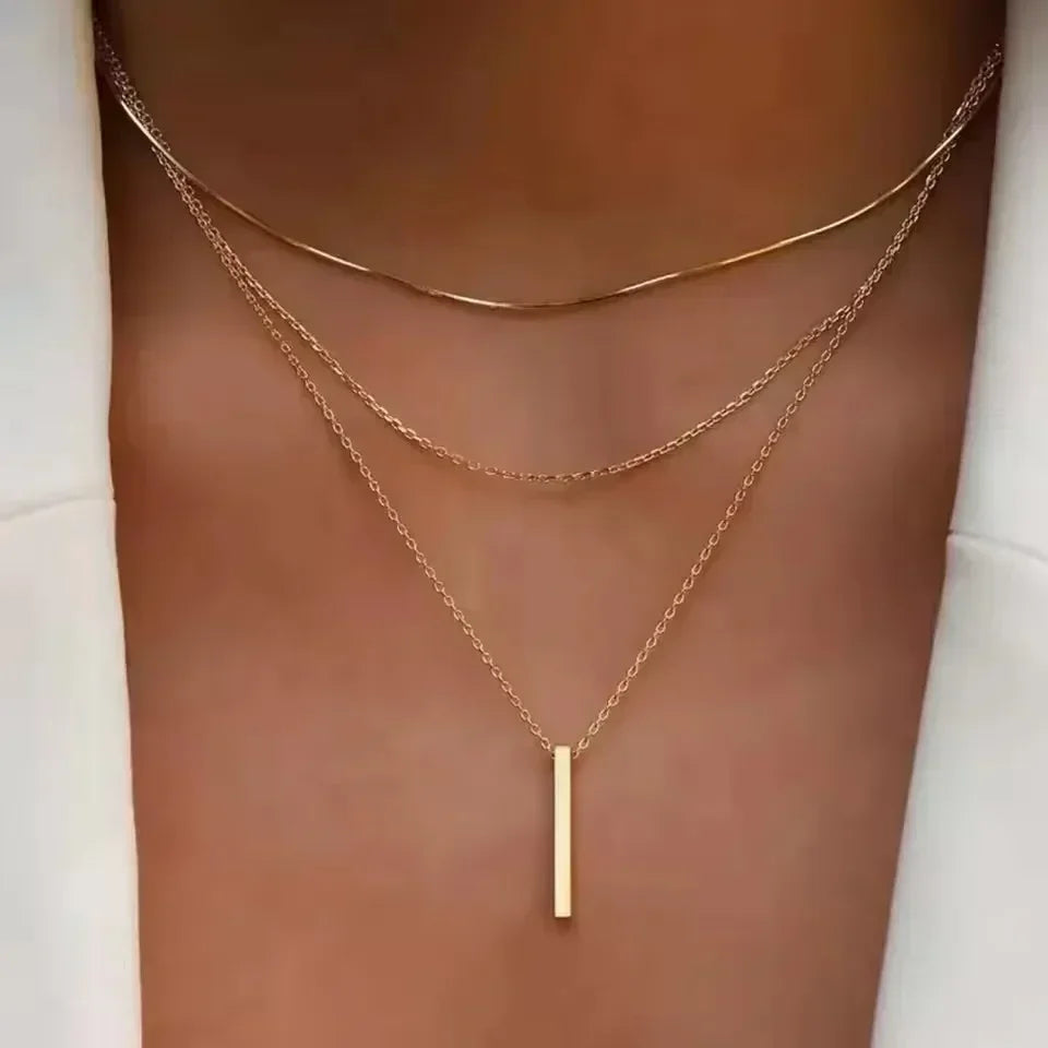 MEDFOLY 3pcs Gold Charm Necklace For Women Star Pearl Cross Pendant Neckalces Dainty 14K Gold Plated Summer Beach Jewelry Gifts Femstylo