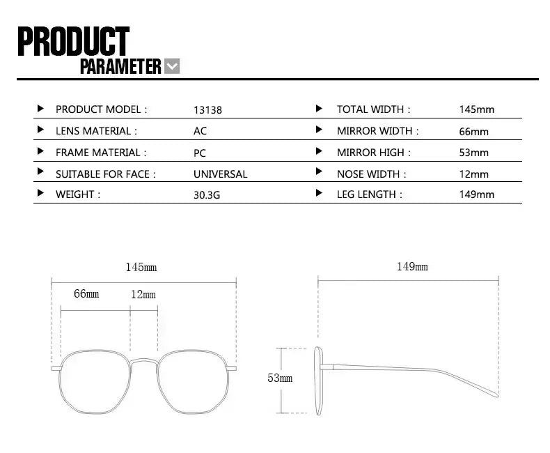 DOHOHDO 2025 Fashion Square Sunglasses Women New Retro Black Brown Thick Frame Pilot Sun Glasses Woman Chic Polygon Shades UV400 Femstylo