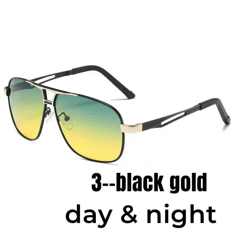 2024 UV400 Polarized Sunglasses Men Women Outdoor Discoloration Eyewear Men Trendy Photochromic Night Vision Sun Glasses Femstylo