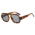 DOHOHDO 2025 Fashion Square Sunglasses Women New Retro Black Brown Thick Frame Pilot Sun Glasses Woman Chic Polygon Shades UV400 Femstylo