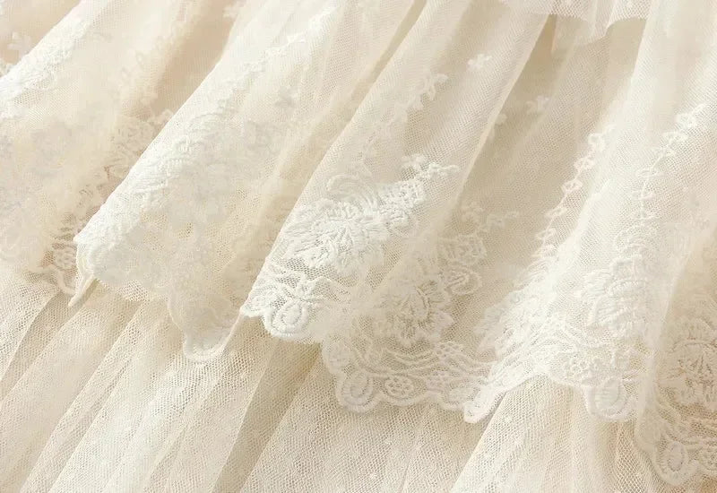 Women's High Waisted Slimming Sand Cake Skirt, Half Skirt, High-End Feeling Gauze, Long Skirt, Summer, , 2025 Hundred fold skirt Femstylo