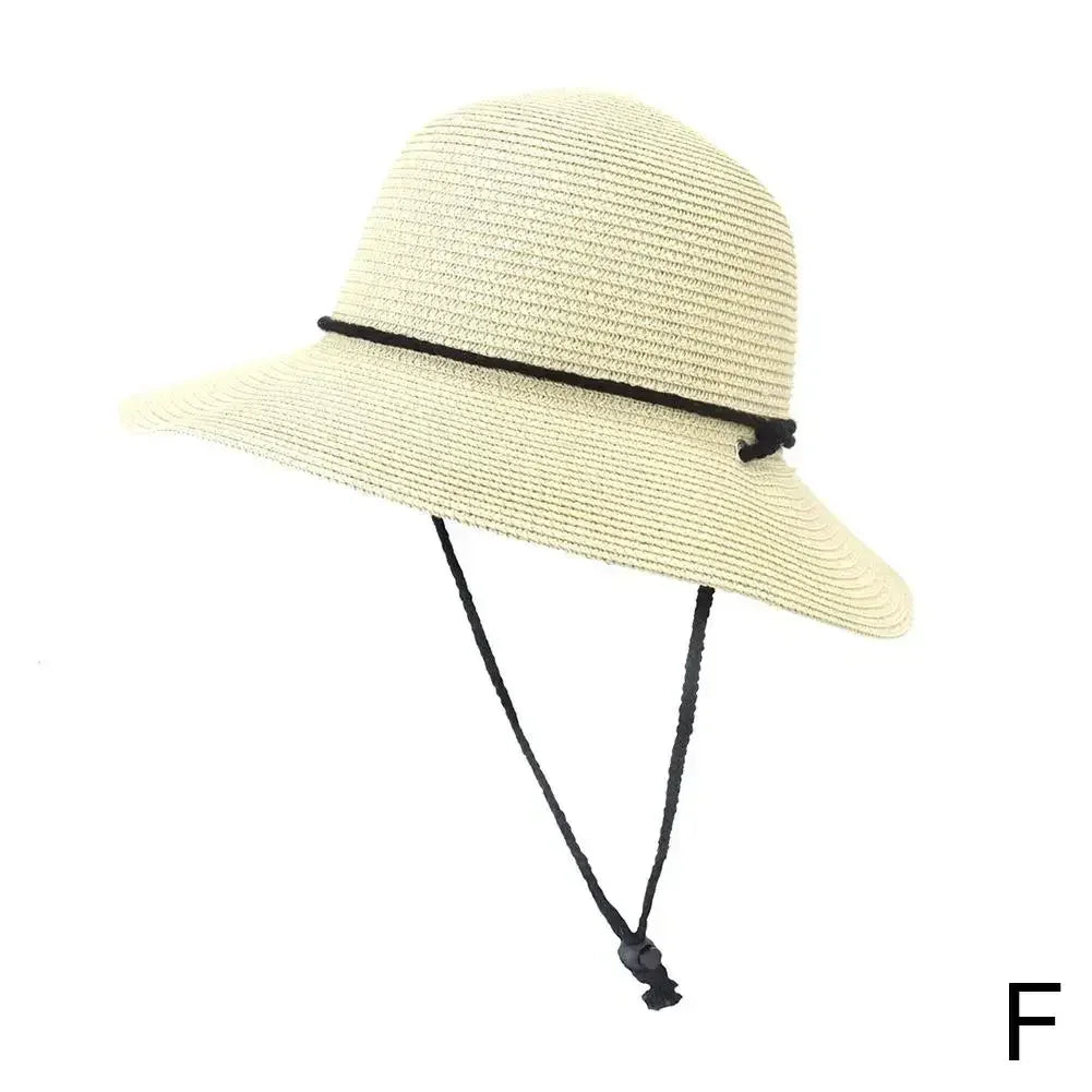 2025 Fashion Korean Version Women's Beach Summer Sun Hat Travel Breathable Beach Sunshade Sun Hat Dome Basin Hat Femstylo