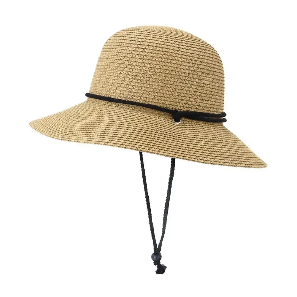2025 Fashion Korean Version Women's Beach Summer Sun Hat Travel Breathable Beach Sunshade Sun Hat Dome Basin Hat Femstylo