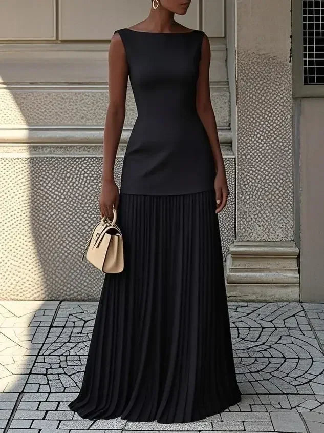 Women's Strapless Long Prom Dress Elegant Wedding Dress Casual Loose Ruched Maxi Dress Floor Length Elegant Evening Dress Femstylo