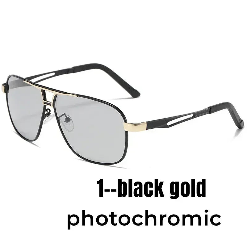 2024 UV400 Polarized Sunglasses Men Women Outdoor Discoloration Eyewear Men Trendy Photochromic Night Vision Sun Glasses Femstylo