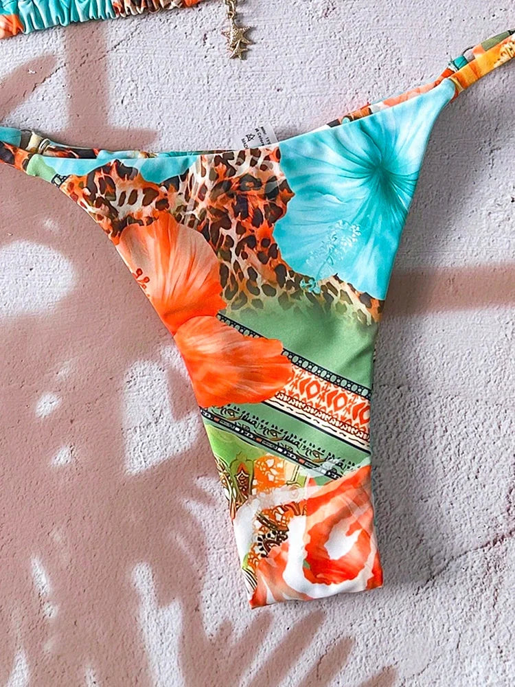 Micro Bikini Women Swimsuit Two-Piece Bathing Suit Woman Swimwear 2026 Sexy Leopard Push Up Thong Bikinis Sets Beachwear Summer Urban Fashion Icon