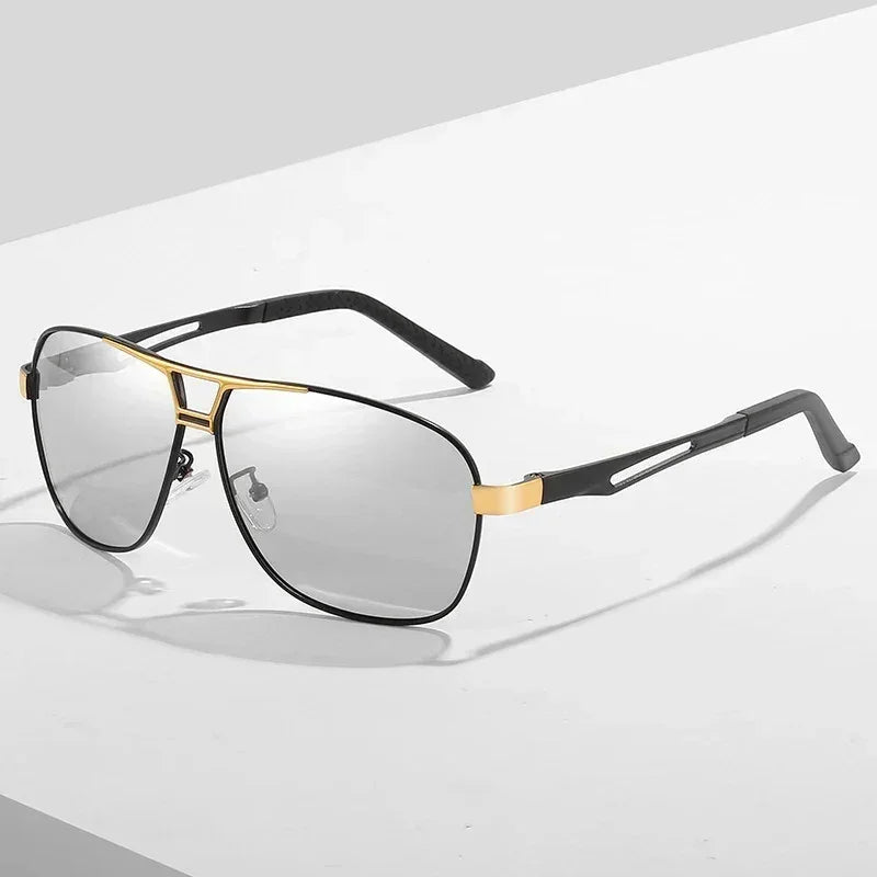 2024 UV400 Polarized Sunglasses Men Women Outdoor Discoloration Eyewear Men Trendy Photochromic Night Vision Sun Glasses Femstylo