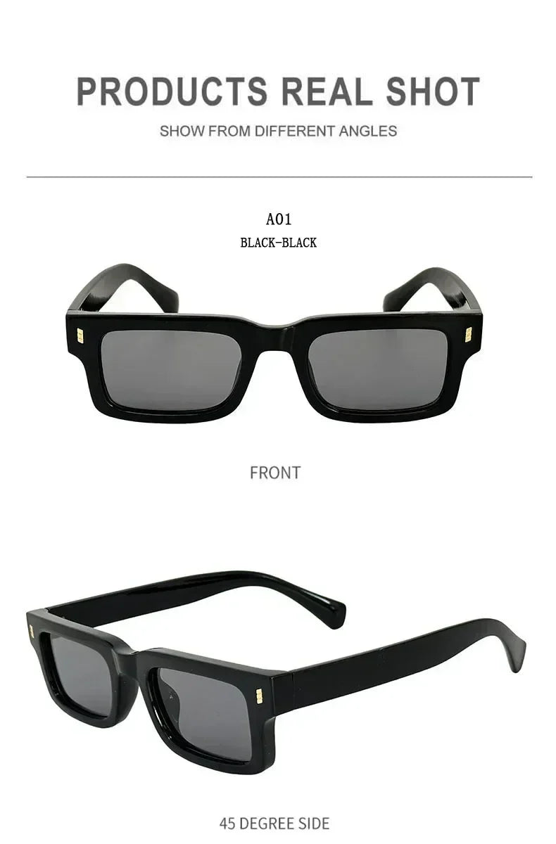 Fashion Sunglasses For Men Vintage Glasses Retro Square Sunglasses Women Trendy And Fashionable Gafas De Sol Hombre Zonnebril Femstylo