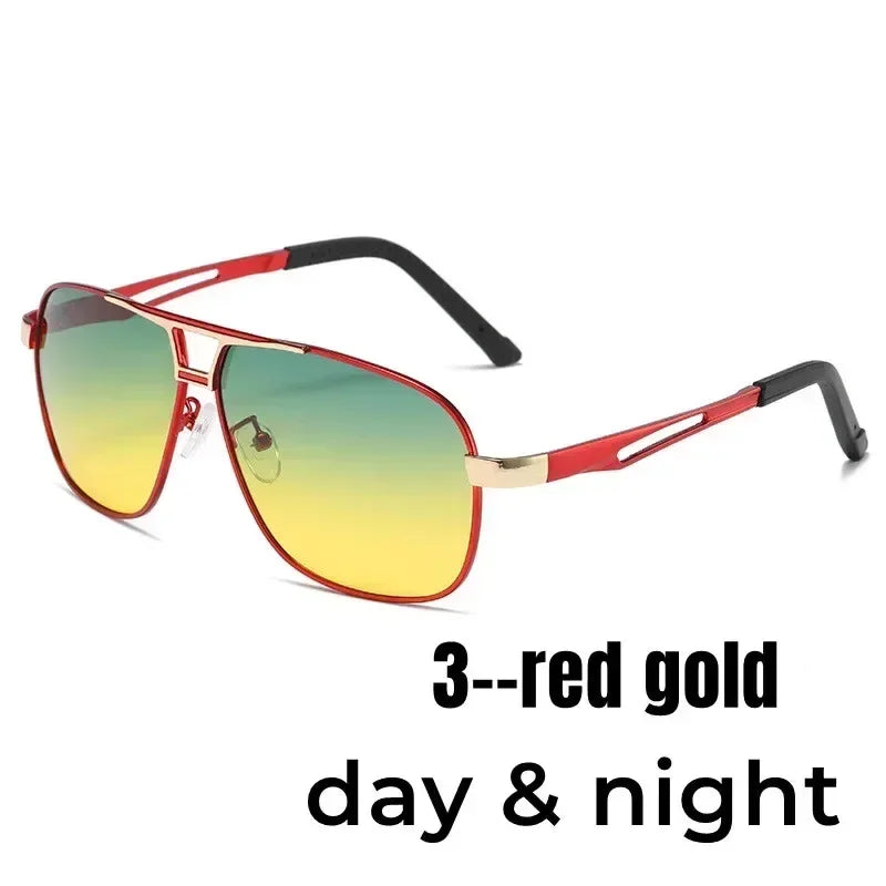2024 UV400 Polarized Sunglasses Men Women Outdoor Discoloration Eyewear Men Trendy Photochromic Night Vision Sun Glasses Femstylo