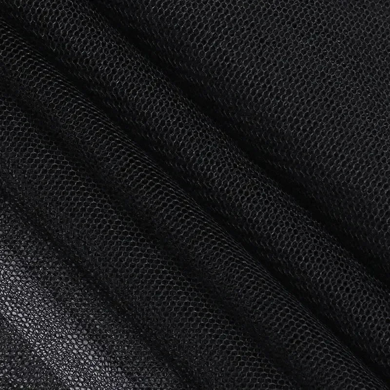 Casual Skirts Punk Sexy Net Yarn High-Waisted Irregular Skirt for Women Summer New European and American Gothic Style Versatile Femstylo