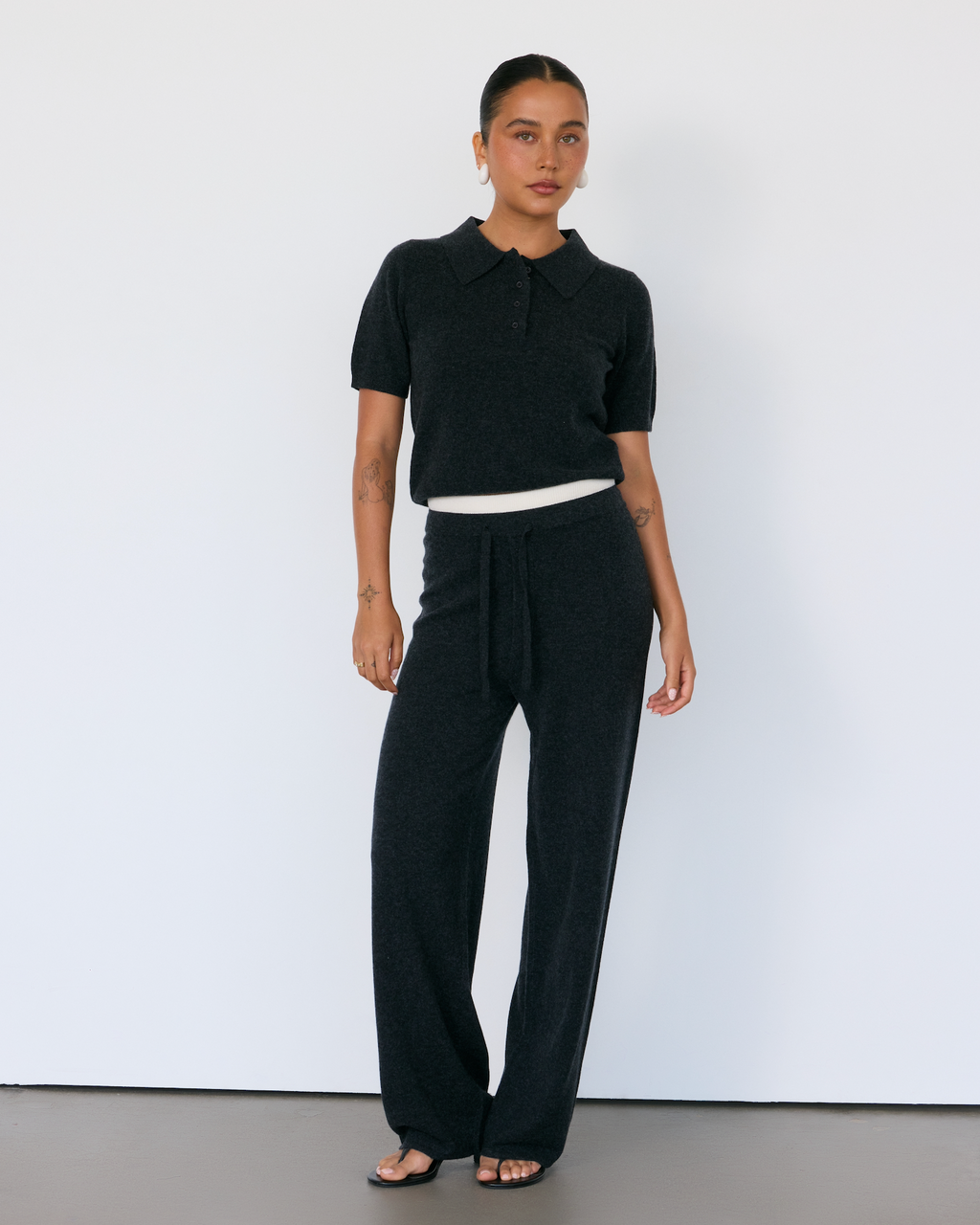 Tove Short Sleeve Cashmere Polo Artless Forever