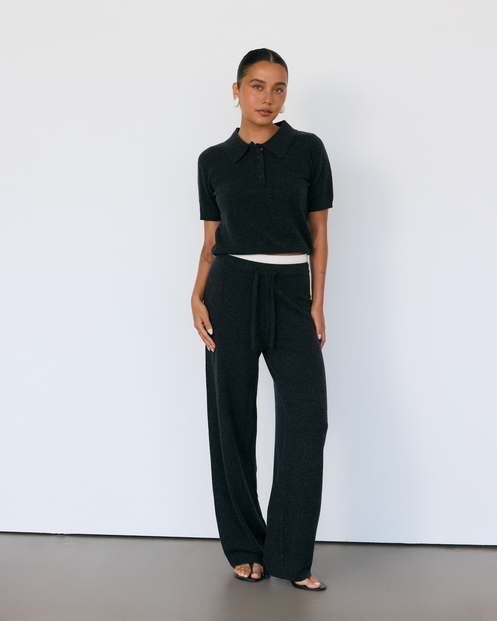 Tove Short Sleeve Cashmere Polo Artless Forever