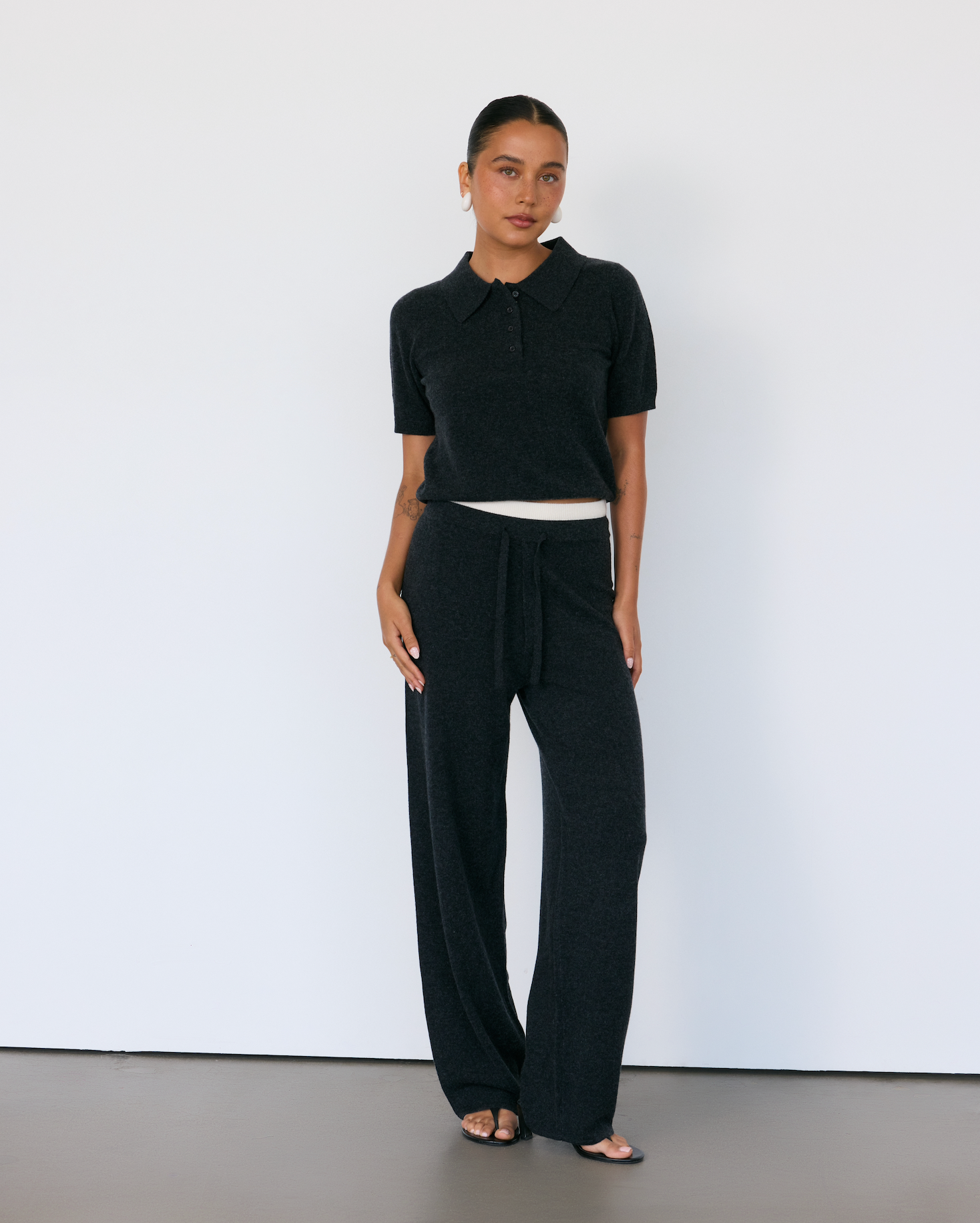 Tove Short Sleeve Cashmere Polo Artless Forever
