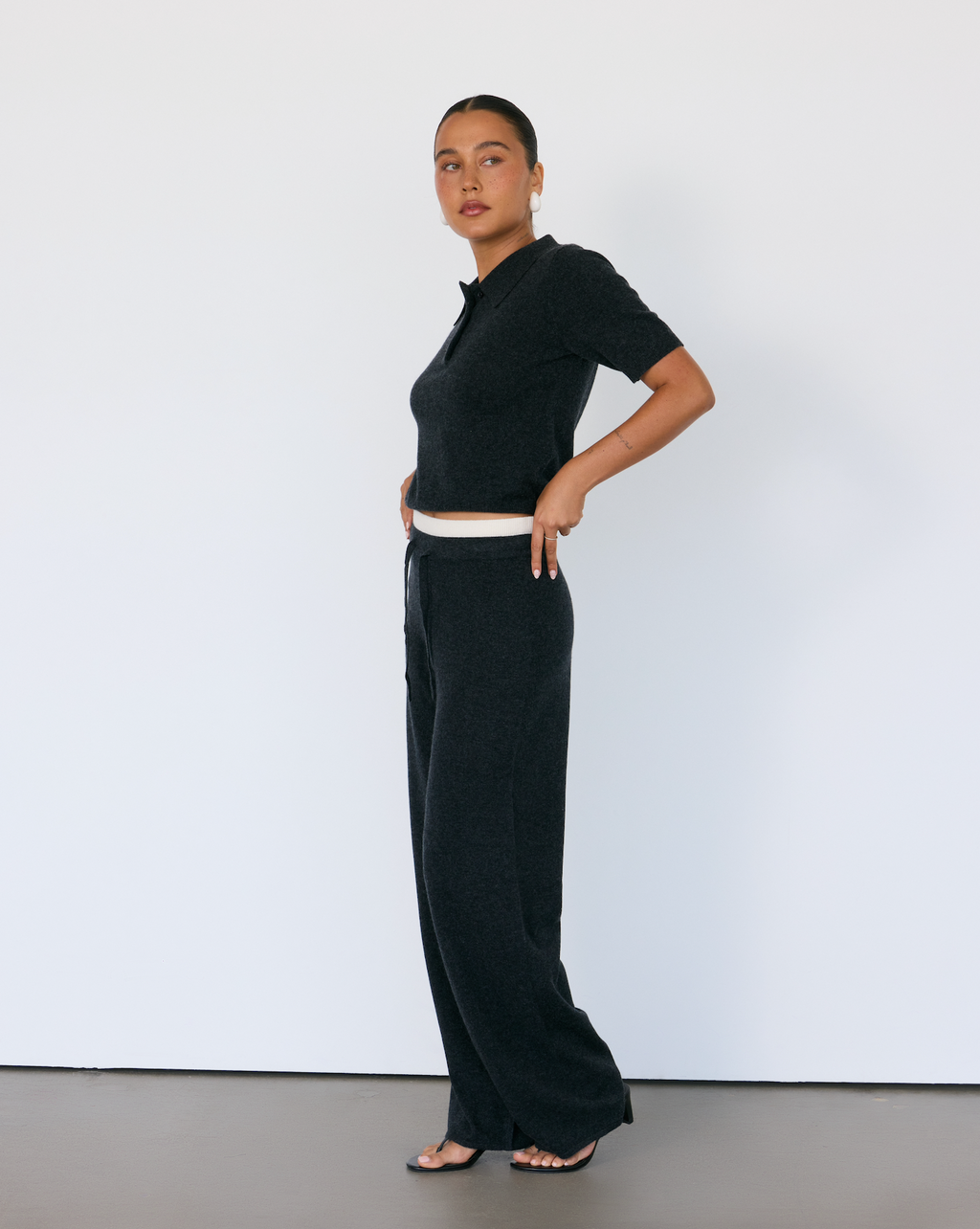 Tove Short Sleeve Cashmere Polo Artless Forever