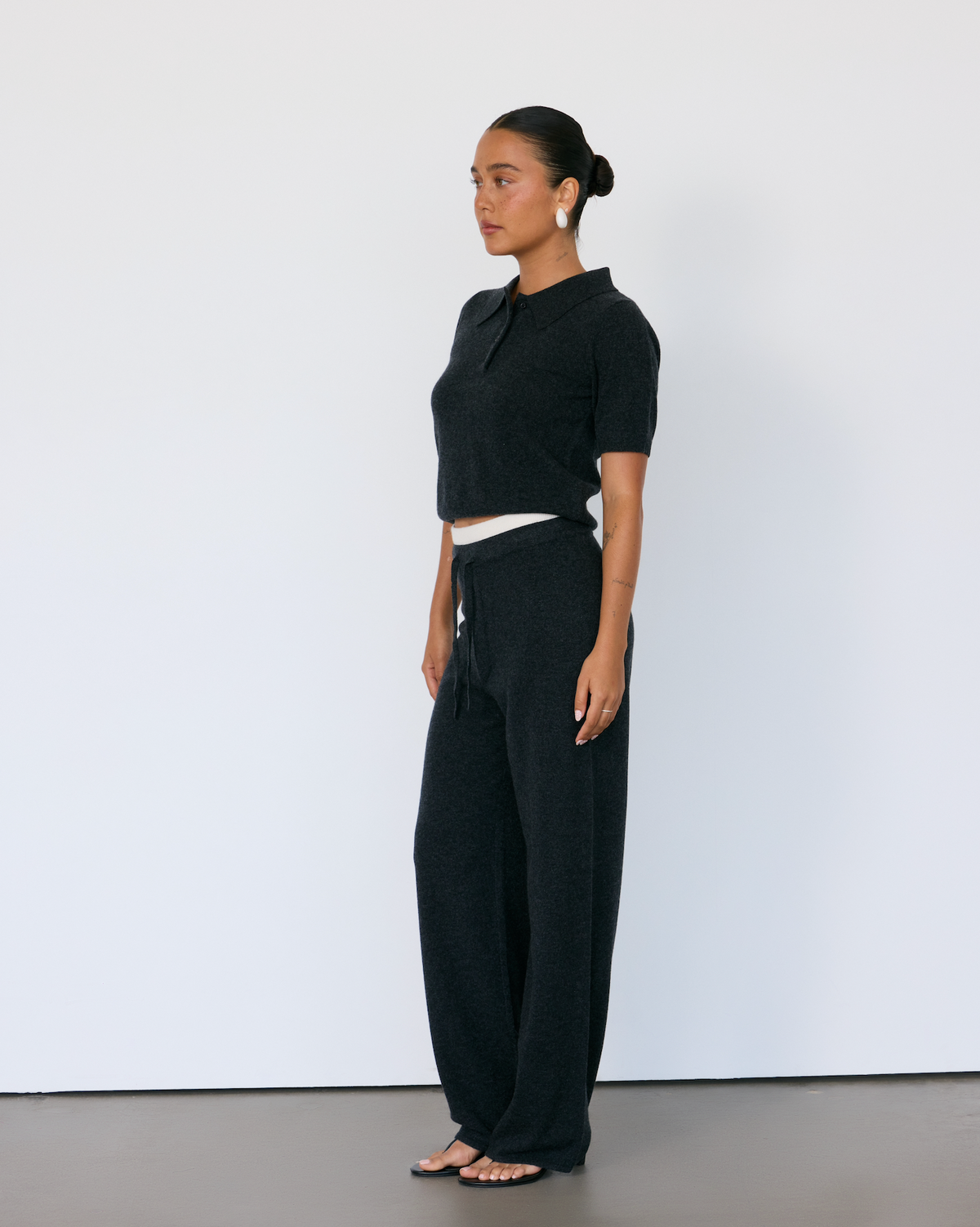 Tove Short Sleeve Cashmere Polo Artless Forever