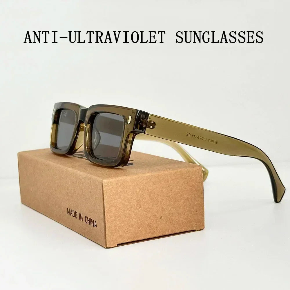 Fashion Sunglasses For Men Vintage Glasses Retro Square Sunglasses Women Trendy And Fashionable Gafas De Sol Hombre Zonnebril Femstylo