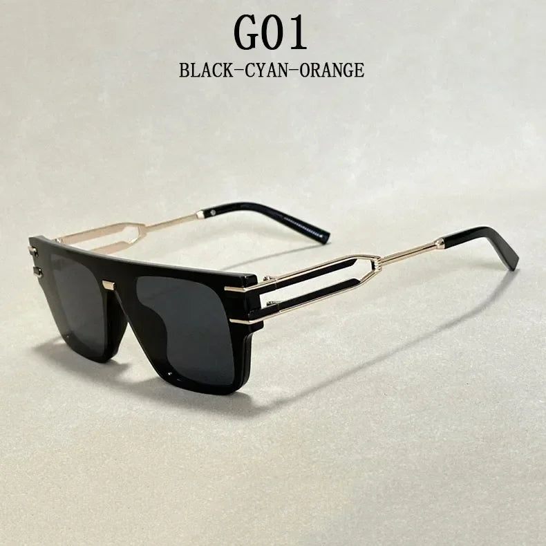 2024 Fashion Sunglasses For Men Vintage Glasses Vintage Designer Sunglasses For Men Retro Shades Lentes De Sol Mujer Zonnebril Femstylo