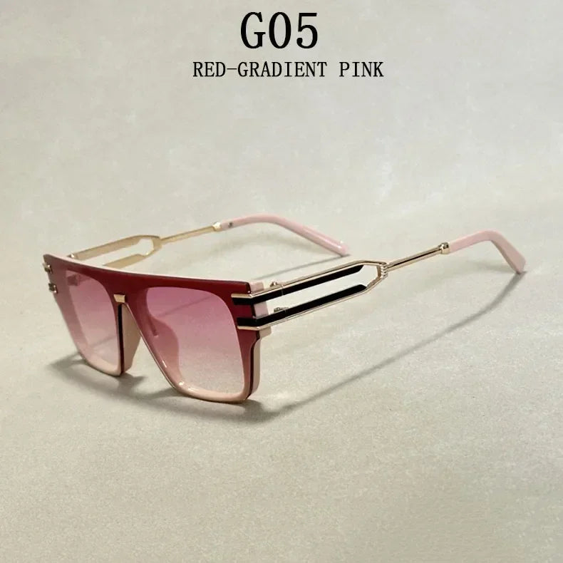 2024 Fashion Sunglasses For Men Vintage Glasses Vintage Designer Sunglasses For Men Retro Shades Lentes De Sol Mujer Zonnebril Femstylo
