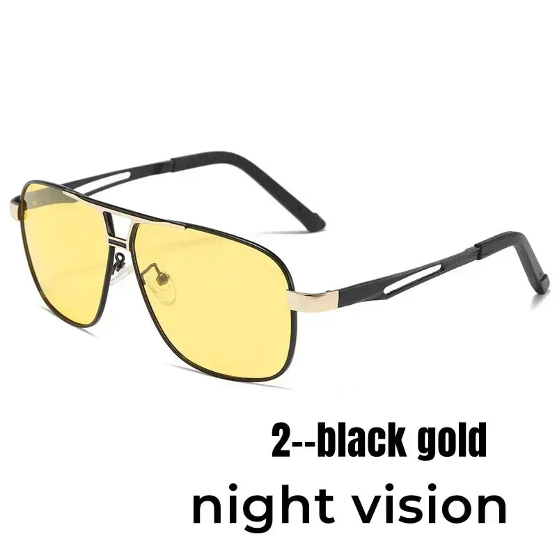 2024 UV400 Polarized Sunglasses Men Women Outdoor Discoloration Eyewear Men Trendy Photochromic Night Vision Sun Glasses Femstylo