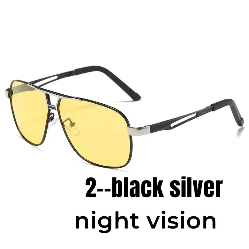 2024 UV400 Polarized Sunglasses Men Women Outdoor Discoloration Eyewear Men Trendy Photochromic Night Vision Sun Glasses Femstylo