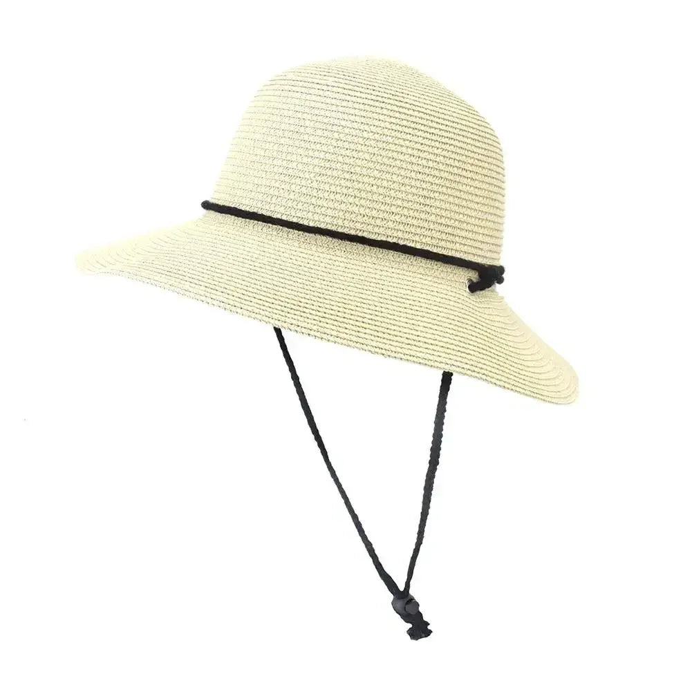 2025 Fashion Korean Version Women's Beach Summer Sun Hat Travel Breathable Beach Sunshade Sun Hat Dome Basin Hat Femstylo