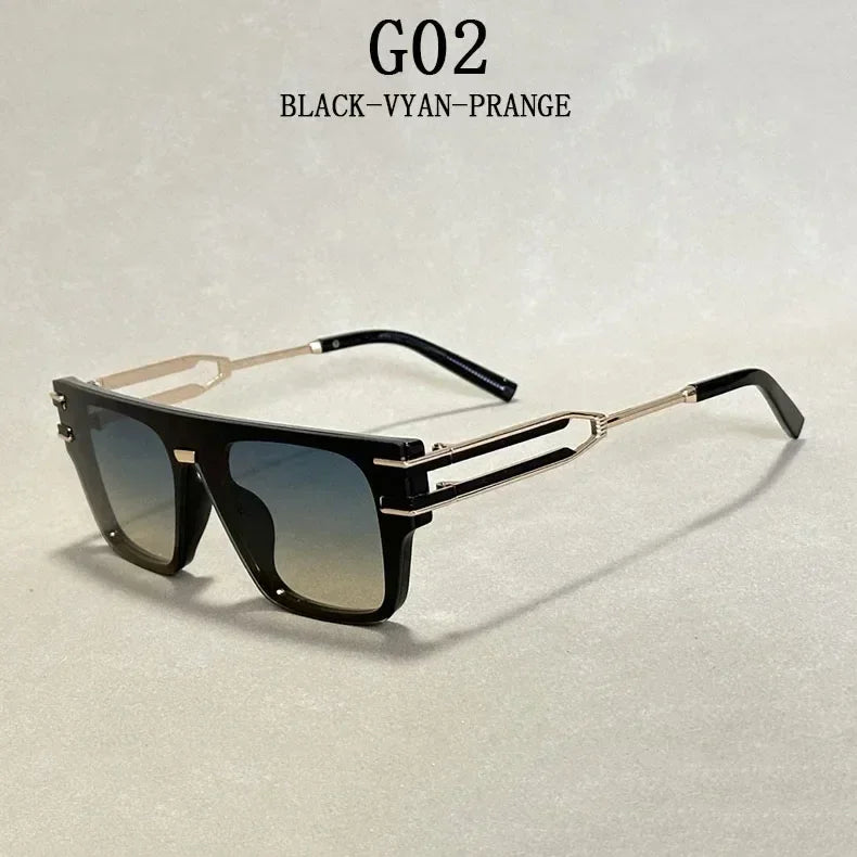 2024 Fashion Sunglasses For Men Vintage Glasses Vintage Designer Sunglasses For Men Retro Shades Lentes De Sol Mujer Zonnebril Femstylo