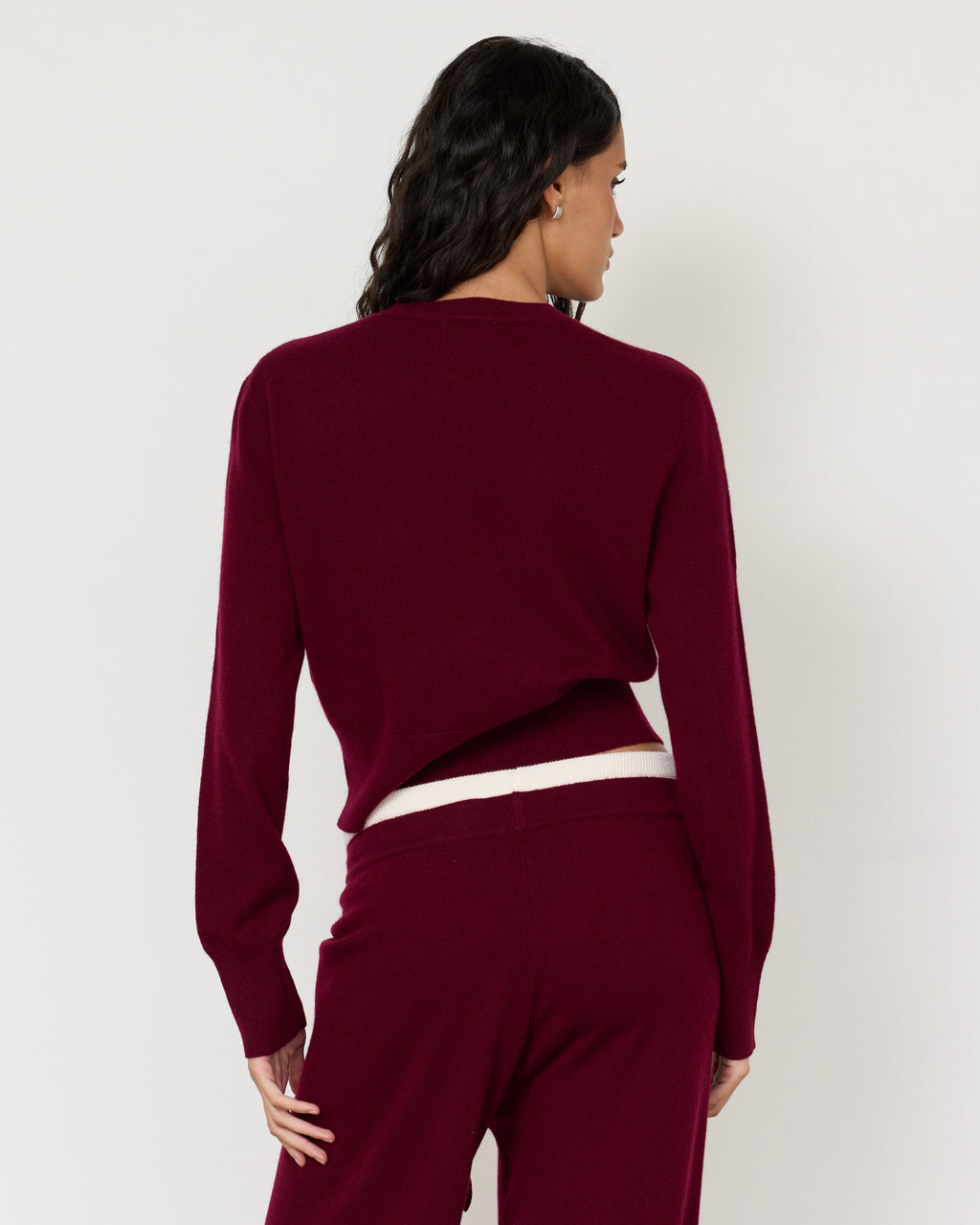 Tove Layered Cashmere Crewneck Artless Forever