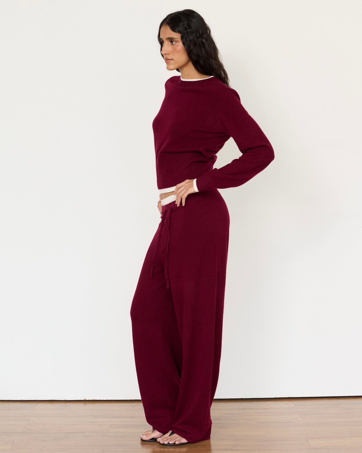 Tove Layered Cashmere Crewneck Artless Forever