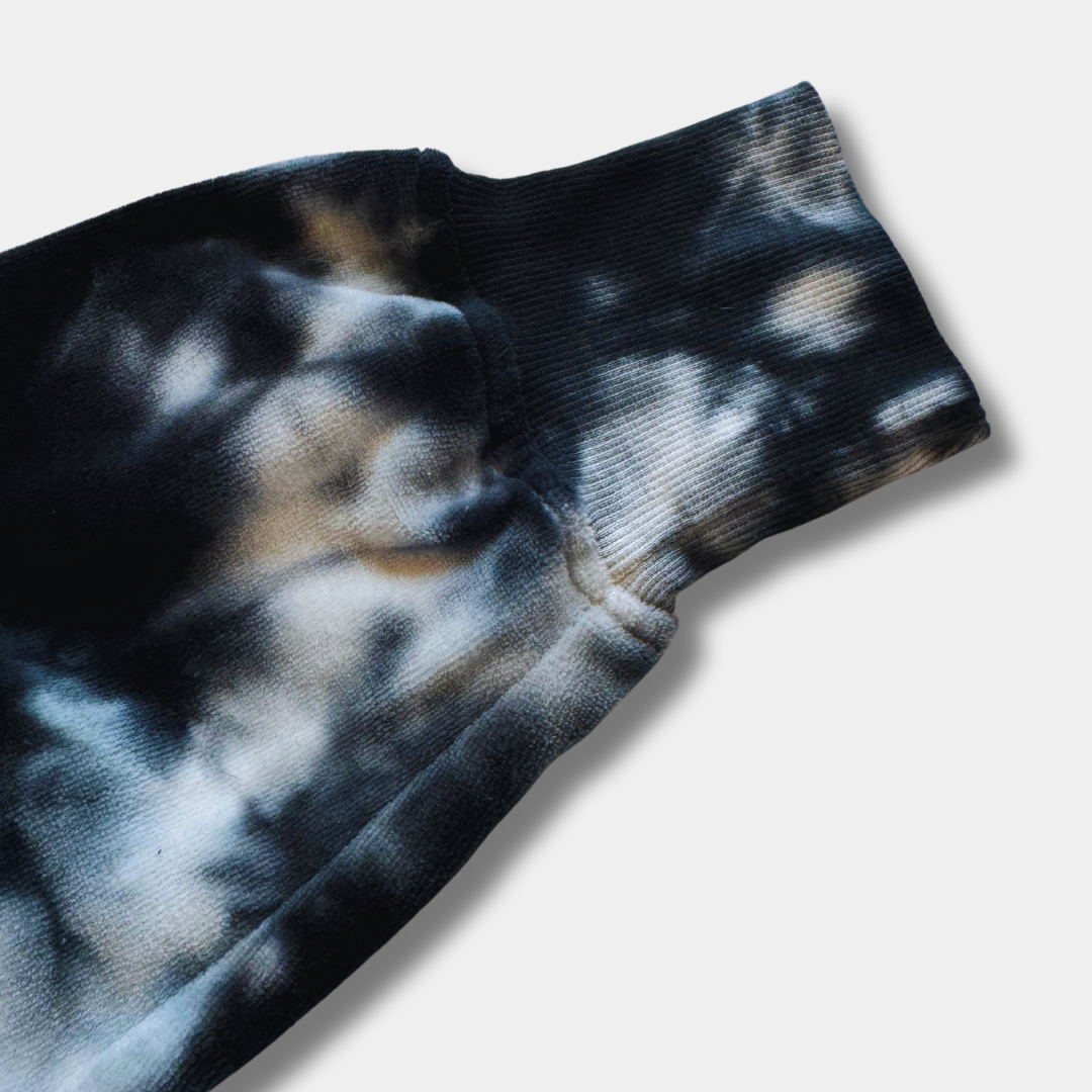 Midnight Velvet Tie-Dye Crop Pullover Fitkitty Culture Athleisure Wear, Yoga Wear & Women's Clothing
