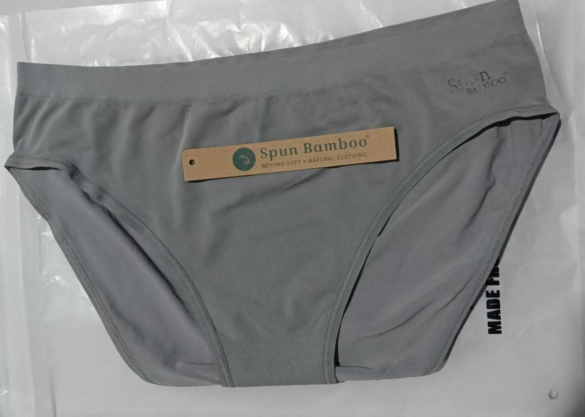 New Women's Bamboo/Cotton High Leg Brief Style Underwear Spun Bamboo