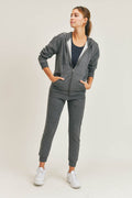 Made for Sundays Zip-Up Hoodie Jacket Fitkitty Culture Athleisure Wear, Yoga Wear & Women's Clothing