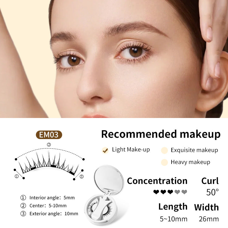Magnetic False Eyelashes Set with Applicator Wear for Art Thou
