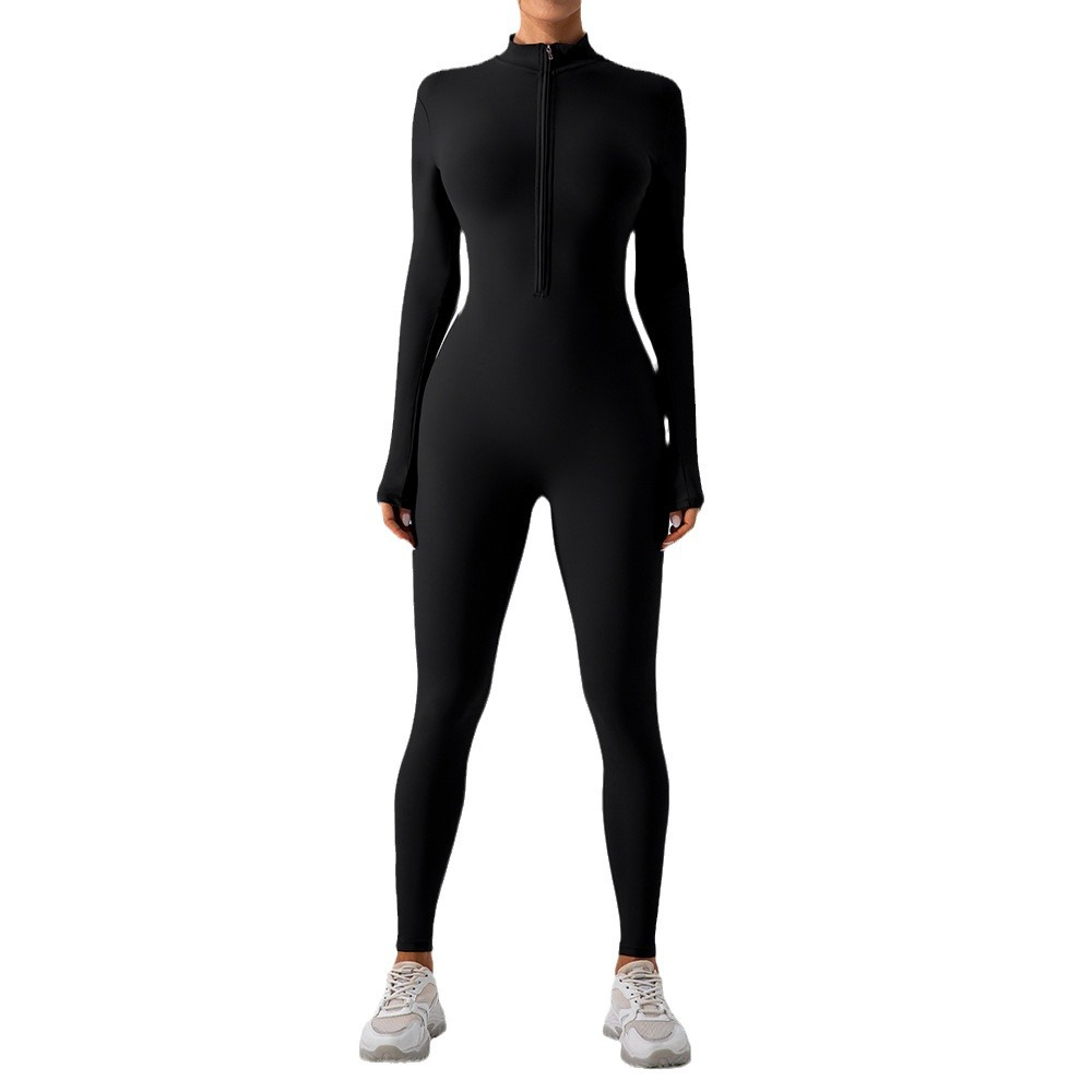 Fleece-Lined Yoga Jumpsuit Wear for Art Thou