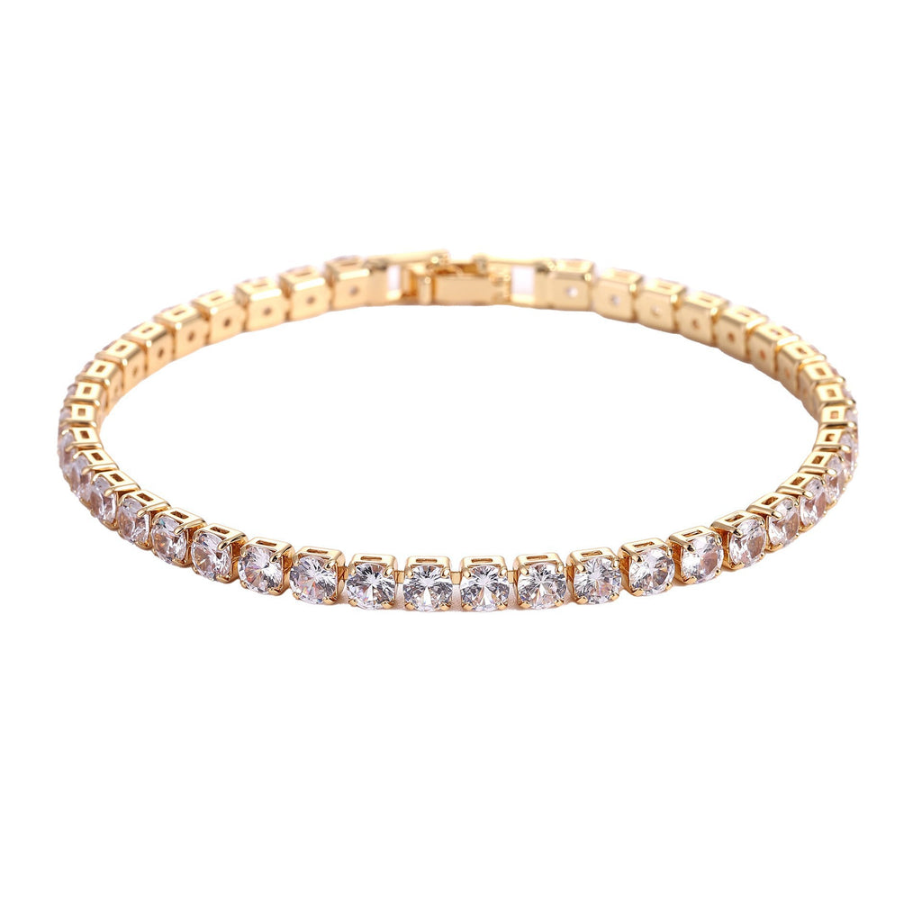 Hip Hop 4.0 Micro Zircon Tennis Bracelet Set Wear for Art Thou