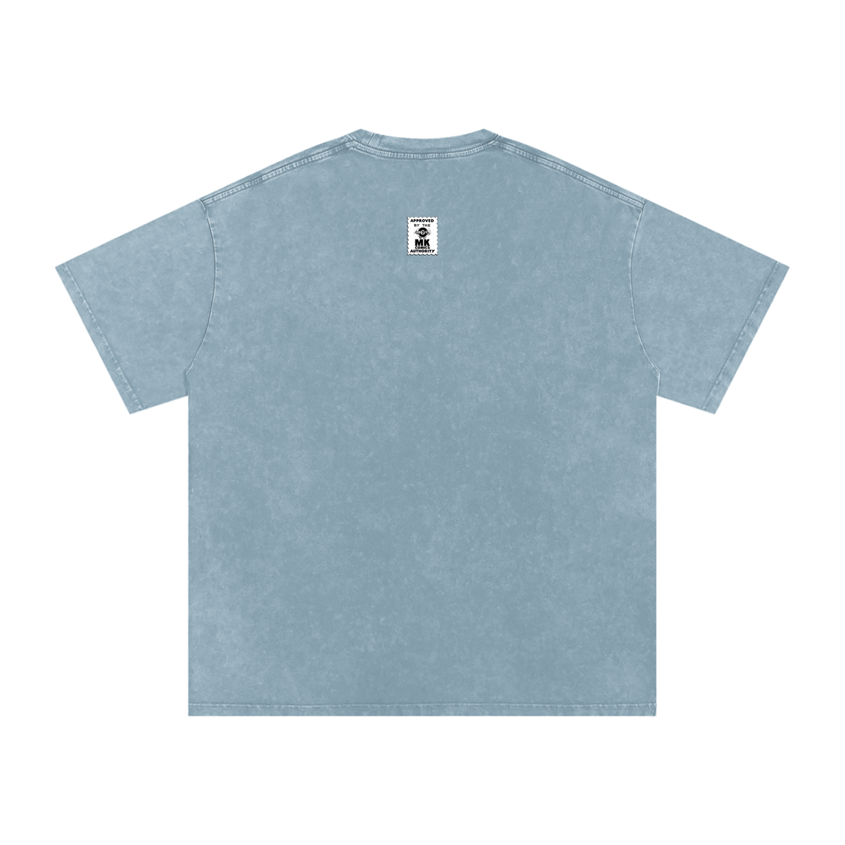 Maneater - Snow Washed Oversized Cotton T-Shirt Fine Art Of MK