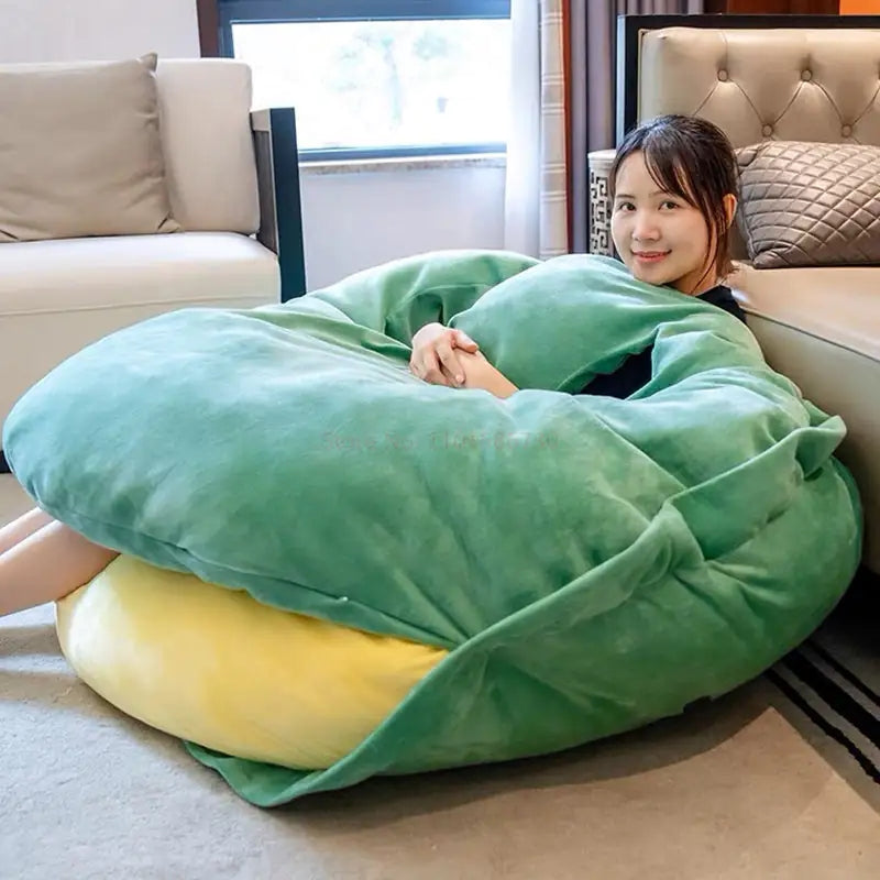 Green Wearable Turtle Shell Pillows Wear for Art Thou