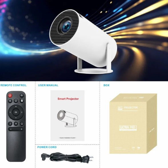 HY300 Pro Projector Home Theater Wear for Art Thou