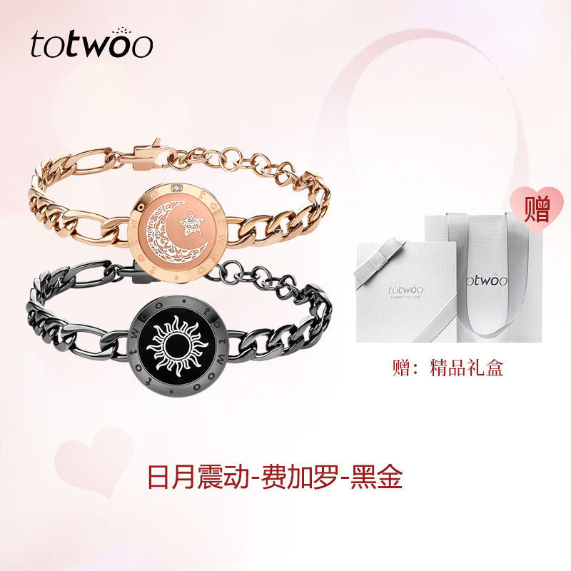 Totwoo Smart Bracelet with Flash & Vibration for Couples Wear for Art Thou