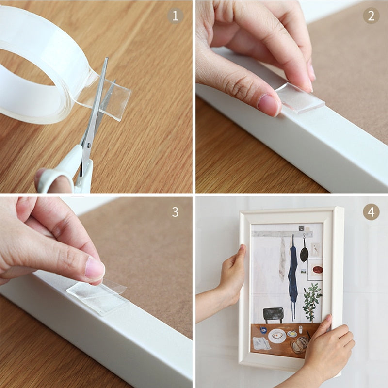 Nano Tape Double Sided Tape Transparent Wear for Art Thou