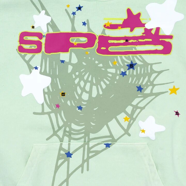 Spider Letter Prints Hoodies Wear for Art Thou