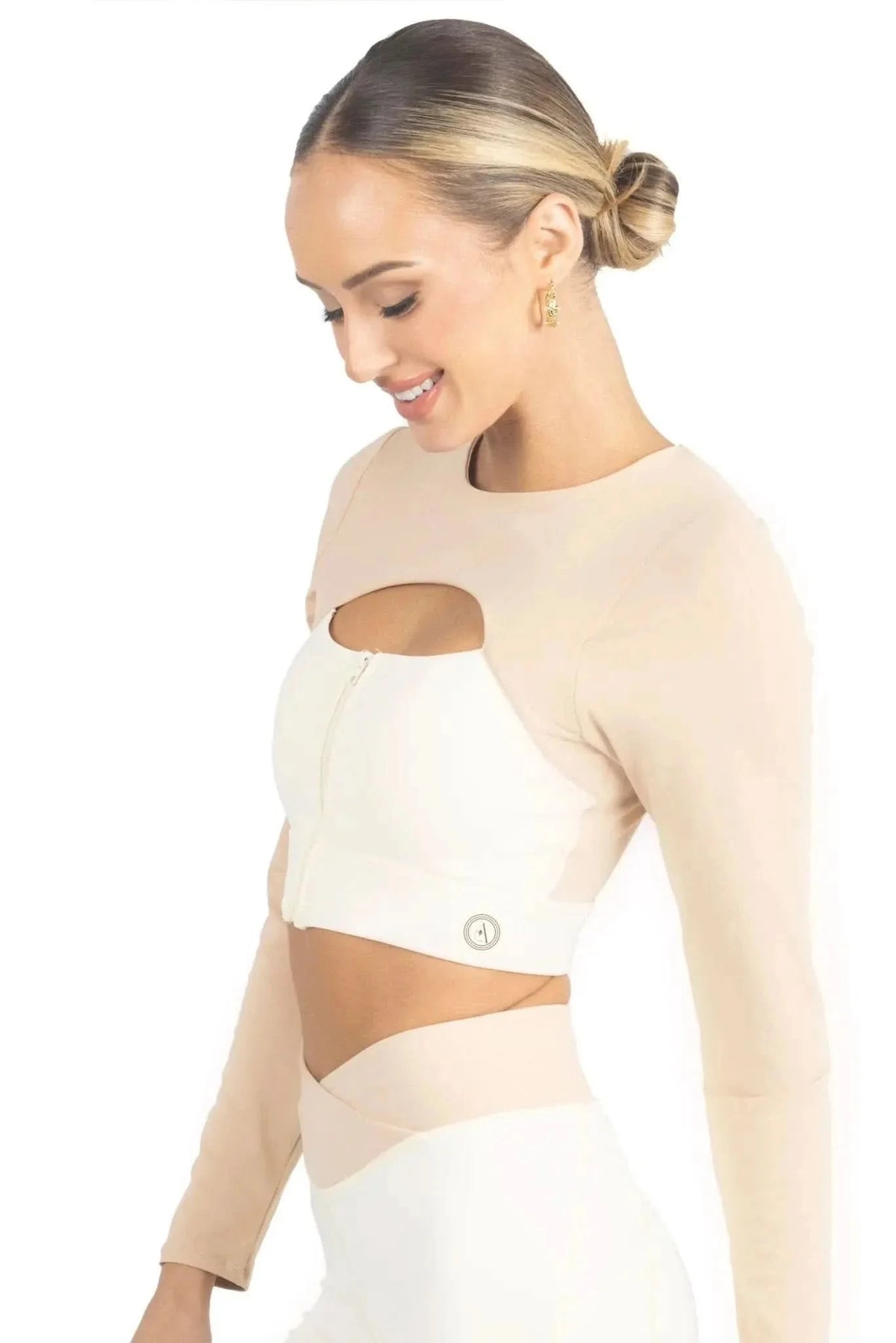 Alisha Color Block Activewear Long Sleeve Top Akalia
