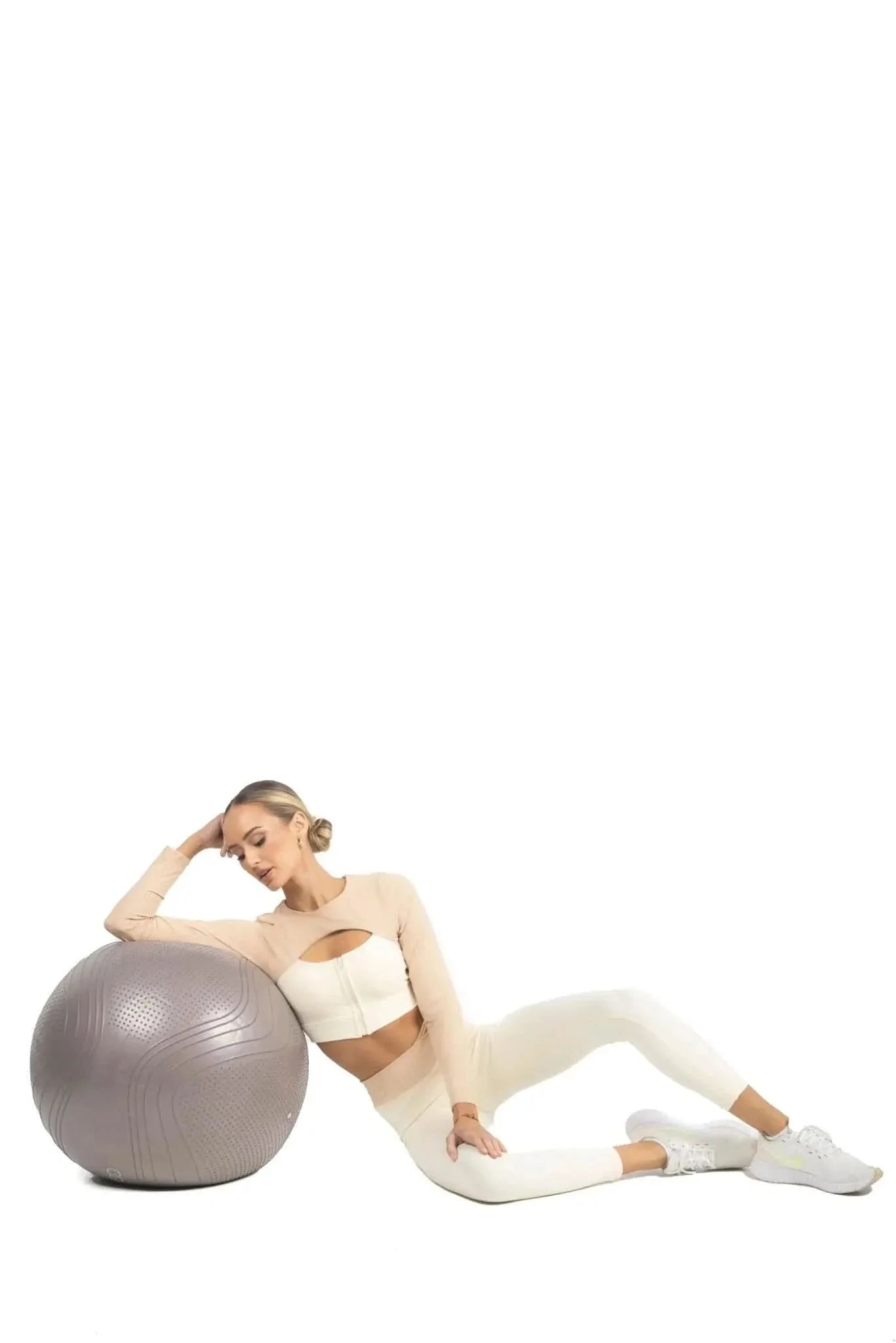 Alisha Color Block Activewear Long Sleeve Top Akalia
