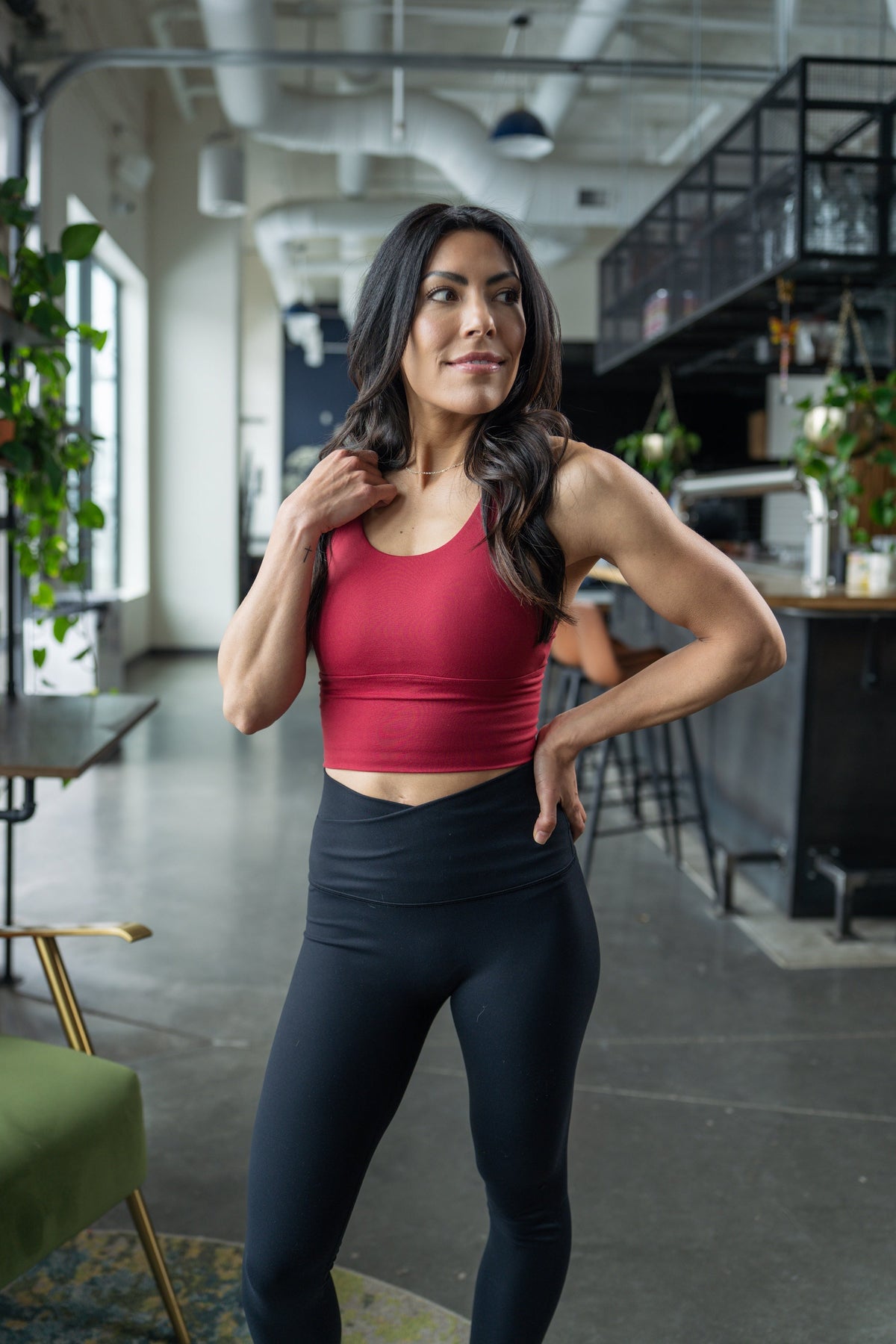 rebellious crop bra Alyth Active